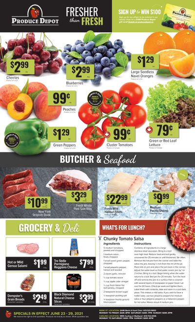 Produce Depot Flyer June 23 to 29