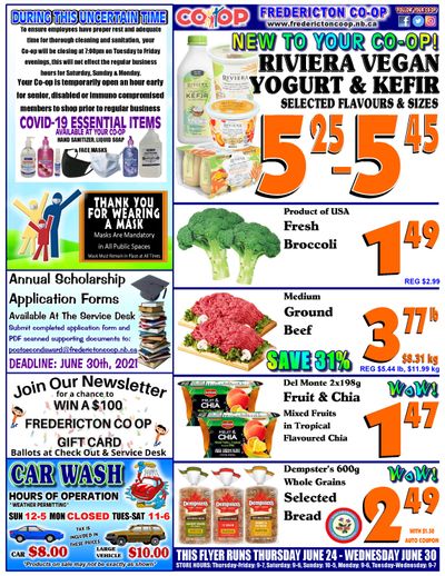 Fredericton Co-op Flyer June 24 to 30