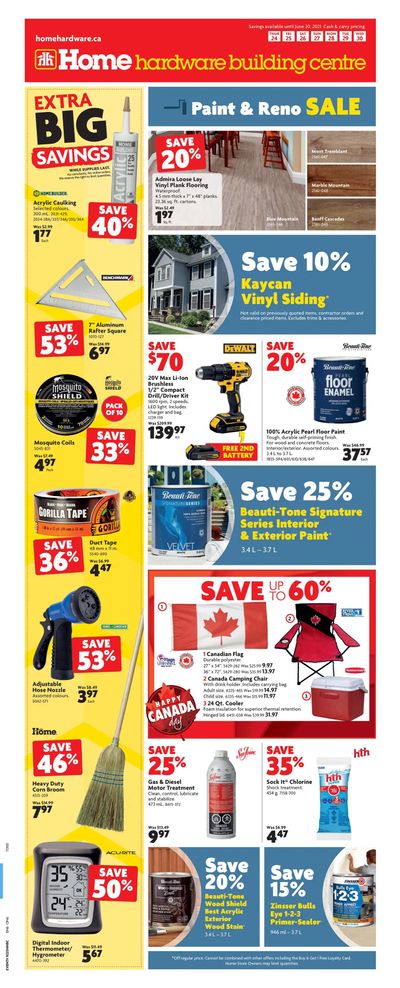 Home Hardware Building Centre (ON) Flyer June 24 to 30