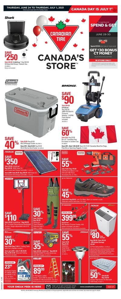 Canadian Tire (Atlantic) Flyer June 24 to July 1