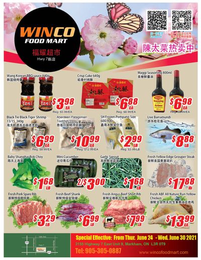 WinCo Food Mart (HWY 7) Flyer June 24 to 30
