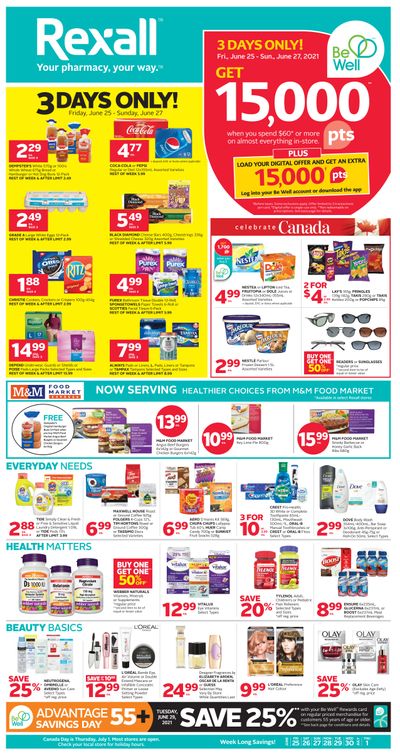Rexall (West) Flyer June 25 to July 1