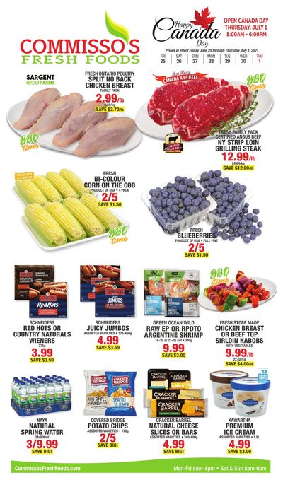 Commisso's Fresh Foods Flyer June 25 to July 1