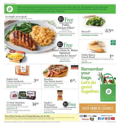 Publix (AL, FL, GA, NC, SC, TN) Weekly Ad Flyer June 24 to June 30