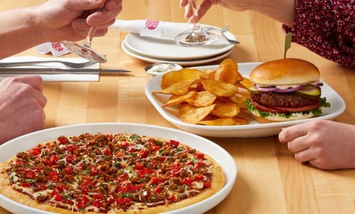 Plant based menu. at Boston Pizza Plant based menu. at Boston Pizza