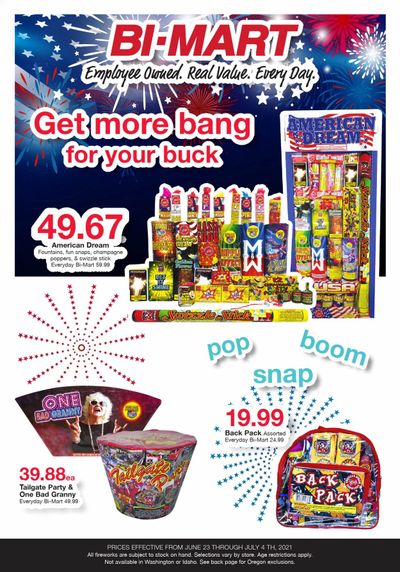 Bi-Mart (ID, OR, WA) Weekly Ad Flyer June 23 to July 4