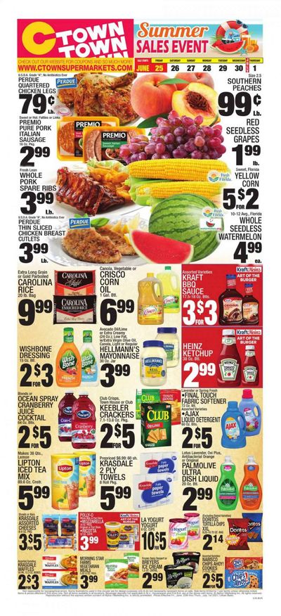 C-Town (CT, FL, MA, NJ, NY, PA) Weekly Ad Flyer June 25 to July 1