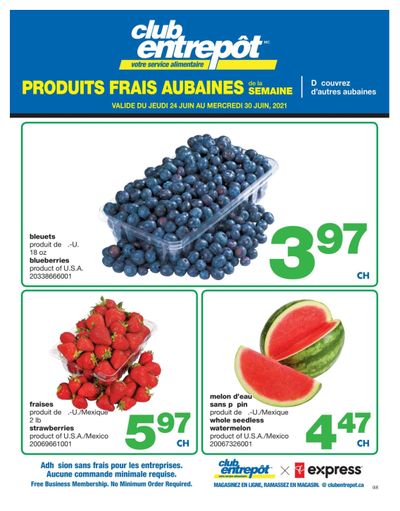 Wholesale Club (QC) Fresh Deals of the Week Flyer June 24 to 30