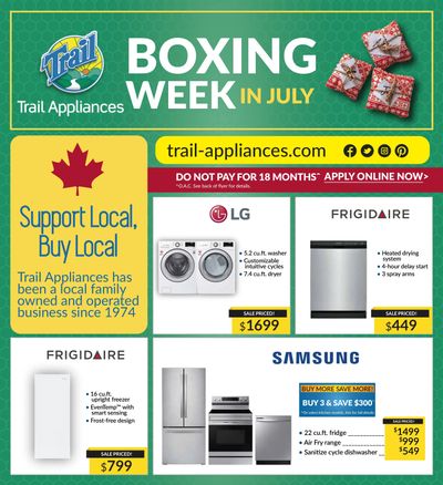 Trail Appliances (AB & SK) Flyer June 24 to 30