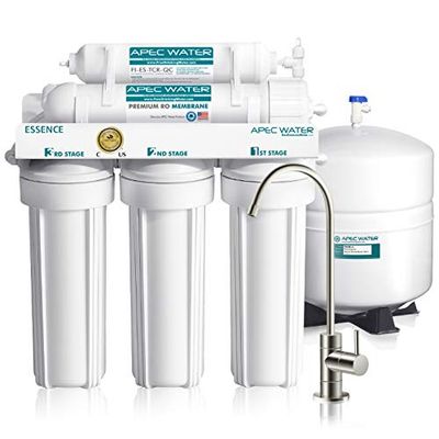 APEC Water Systems Top Tier 5-Stage Ultra Safe Reverse Osmosis Drinking Water Filter System (Essence ROES-50) $251.19 (Reg $315.00)