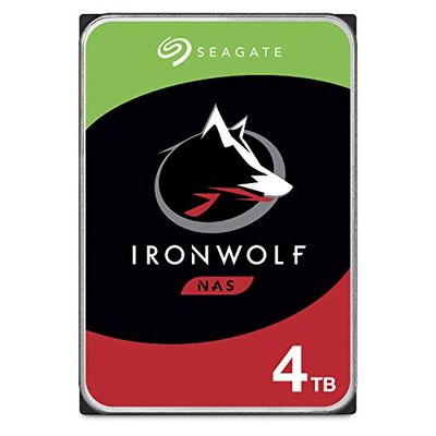 Seagate IronWolf 4TB NAS Internal Hard Drive HDD – CMR 3.5 Inch SATA 6Gb/s 5900 RPM 64MB Cache for RAID Network Attached Storage – Frustration Free Packaging (ST4000VN008) $119.99 (Reg $145.99)