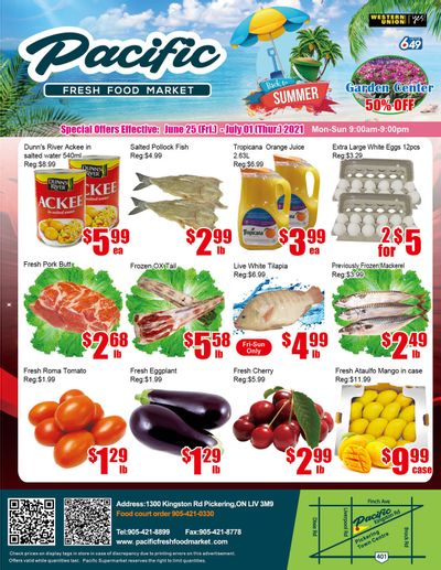 Pacific Fresh Food Market (Pickering) Flyer June 25 to July 1