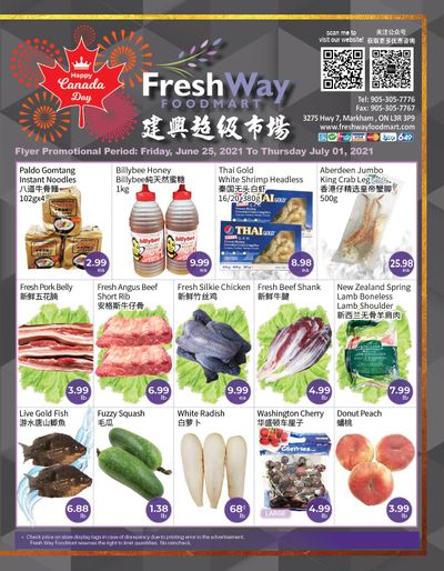 FreshWay Foodmart Flyer June 25 to July 1