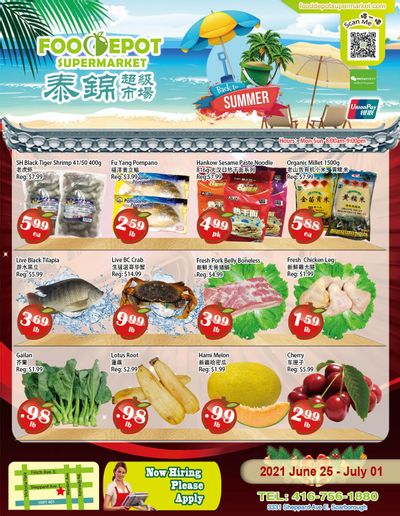Food Depot Supermarket Flyer June 25 to July 1