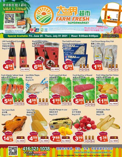 Farm Fresh Supermarket Flyer June 25 to July 1