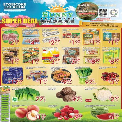 Sunny Foodmart (Etobicoke) Flyer June 25 to July 1