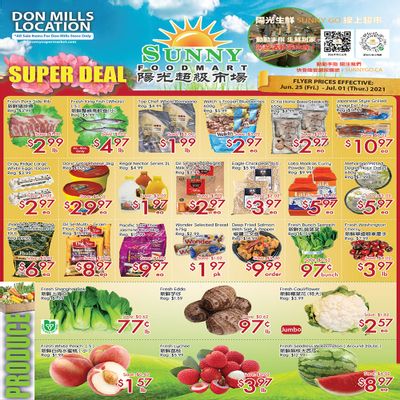 Sunny Foodmart (Don Mills) Flyer June 25 to July 1