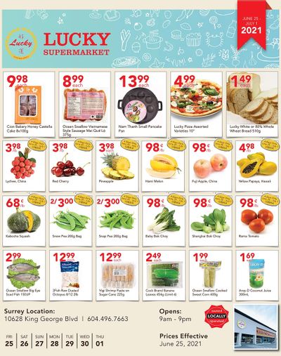 Lucky Supermarket (Surrey) Flyer June 25 to July 1