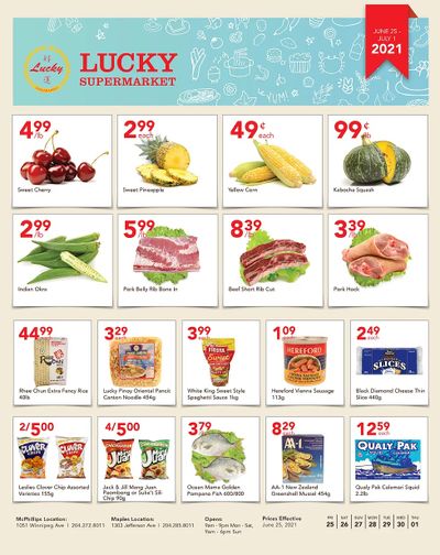 Lucky Supermarket (Winnipeg) Flyer June 25 to July 1