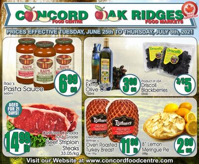 Concord Food Centre & Oak Ridges Food Market Flyer June 25 to July 8