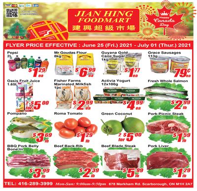 Jian Hing Foodmart (Scarborough) Flyer June 25 to July 1