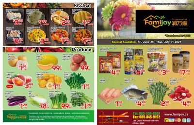 Famijoy Supermarket Flyer June 25 to July 1