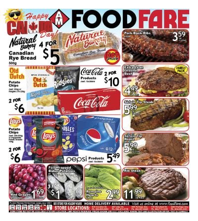 Food Fare Flyer June 26 to July 2