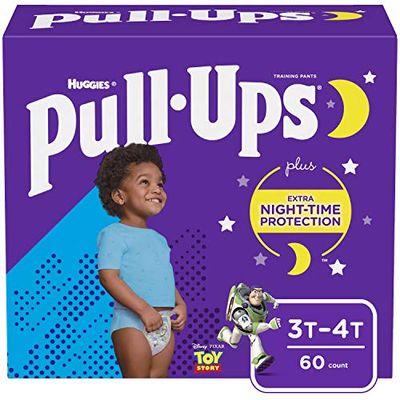 Boys Potty Training Underwear, 3T-4T, Pull-Ups Night-Time for Toddlers, 60 ct, Giga Pack $19.99 (Reg $29.97)