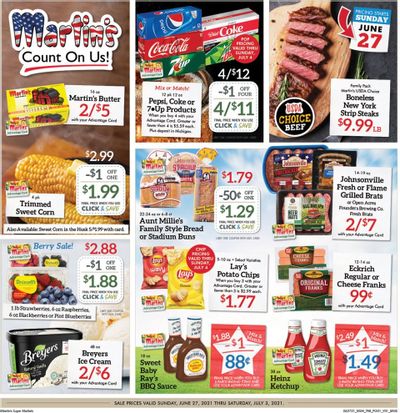 Martin’s (IN, MI) Weekly Ad Flyer June 27 to July 3