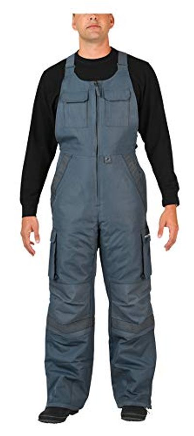 Arctix Men's Tundra Ballistic Bib Overalls with Added Visibility, Steel, 2X-Large (44-46W * 30L) $45.46 (Reg $86.16)