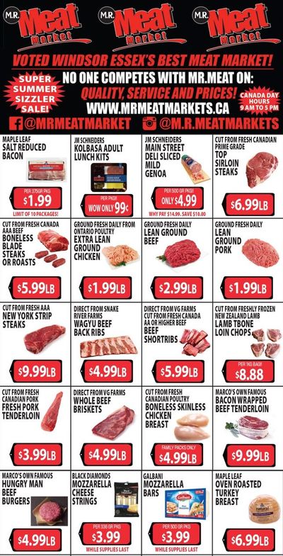 M.R. Meat Market Flyer June 26 to July 3