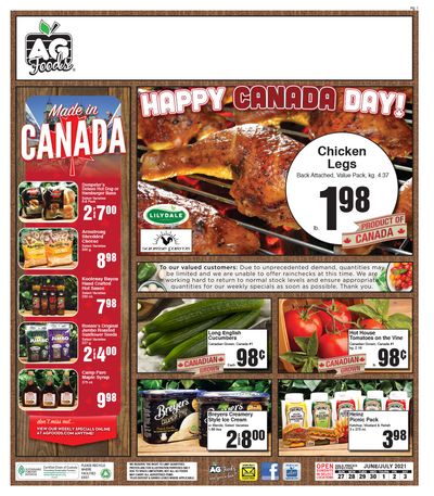 AG Foods Flyer June 27 to July 3