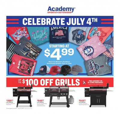 Academy Sports (AL, AR, GA, LA, MO, NC, SC, TN, TX) Weekly Ad Flyer June 28 to July 5