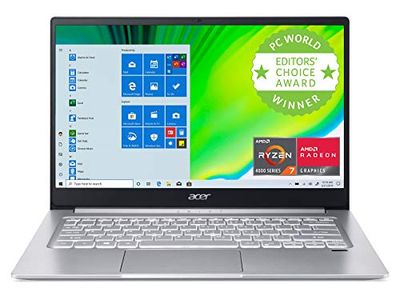 Acer Swift 3, 14'' FHD IPS, Ryzen 7 4700U, 8GB RAM, 512GB SSD, Windows 10, Silver, SF314-42-R9YN $851.32 (Reg $899.00)