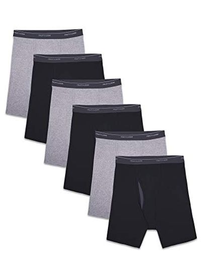 Fruit of the Loom Men's Coolzone Boxer Briefs (Assorted Colors), 6 Pack - Black/Gray, Medium $22.99 (Reg $28.78)