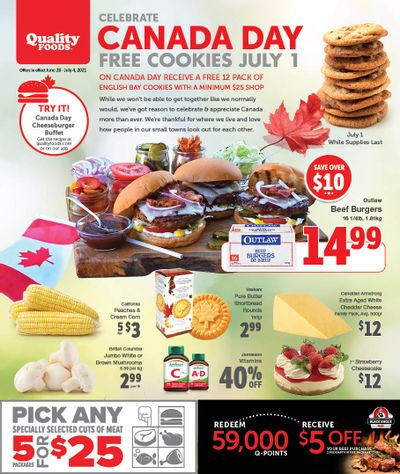 Quality Foods Flyer June 28 to July 4