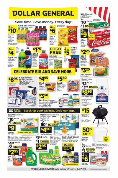 Dollar General (AL) Weekly Ad Flyer June 27 to July 3