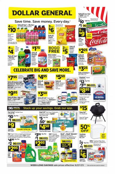 Dollar General (FL) Weekly Ad Flyer June 27 to July 3