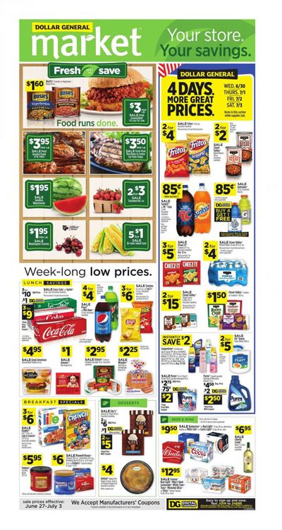 Dollar General (VA) Weekly Ad Flyer June 27 to July 3