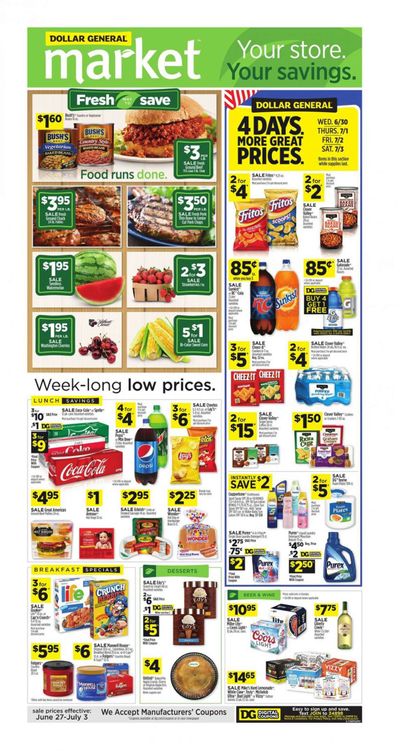 Dollar General (GA) Weekly Ad Flyer June 27 to July 3