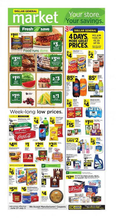Dollar General (MS) Weekly Ad Flyer June 27 to July 3