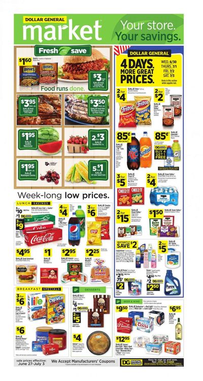 Dollar General (VA) Weekly Ad Flyer June 27 to July 3