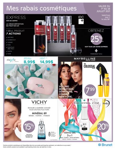 Brunet Cosmetics Flyer July 1 to 28