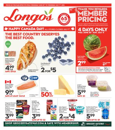 Longo's (Ancaster & Liberty Village) Flyer June 30 to July 7