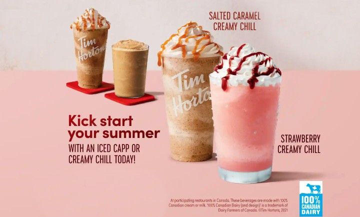SUMMER ICED CHILLS! at Tim Hortons