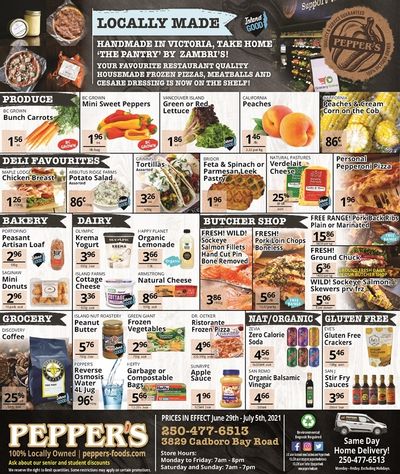 Pepper's Foods Flyer June 29 to July 5