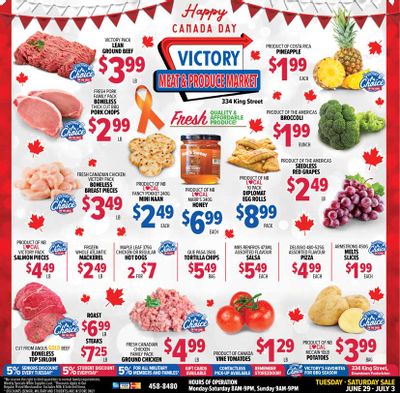 Victory Meat Market Flyer June 29 to July 3