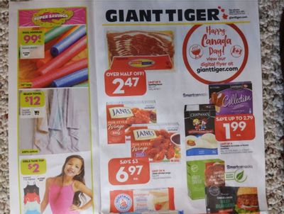 Giant Tiger Canada Flyer Deals June 30th – July 6th