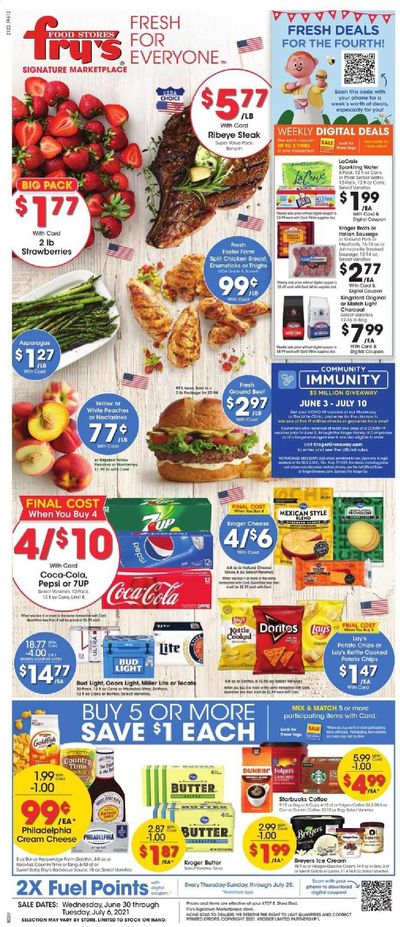 Fry’s (AZ) Weekly Ad Flyer June 30 to July 6