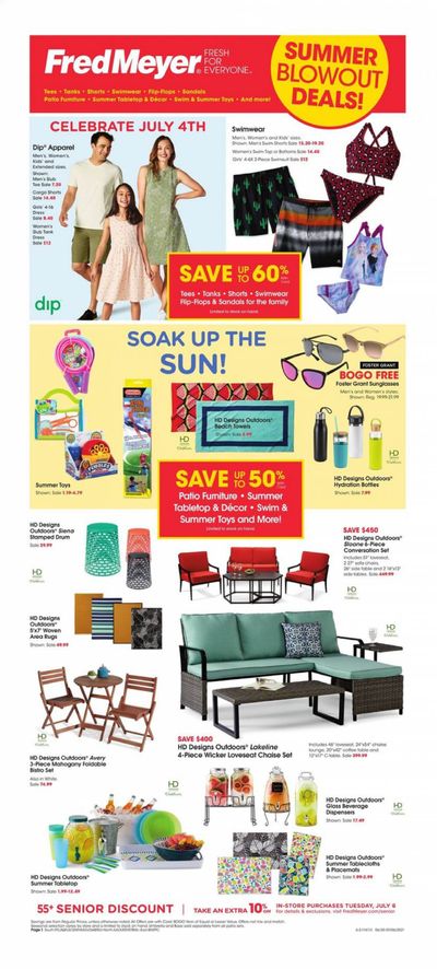 Fred Meyer (DC, DE, NJ, NY, PA, VA) Weekly Ad Flyer June 30 to July 6